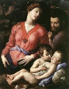 BRONZINO, Agnolo Holy Family  g USA oil painting artist